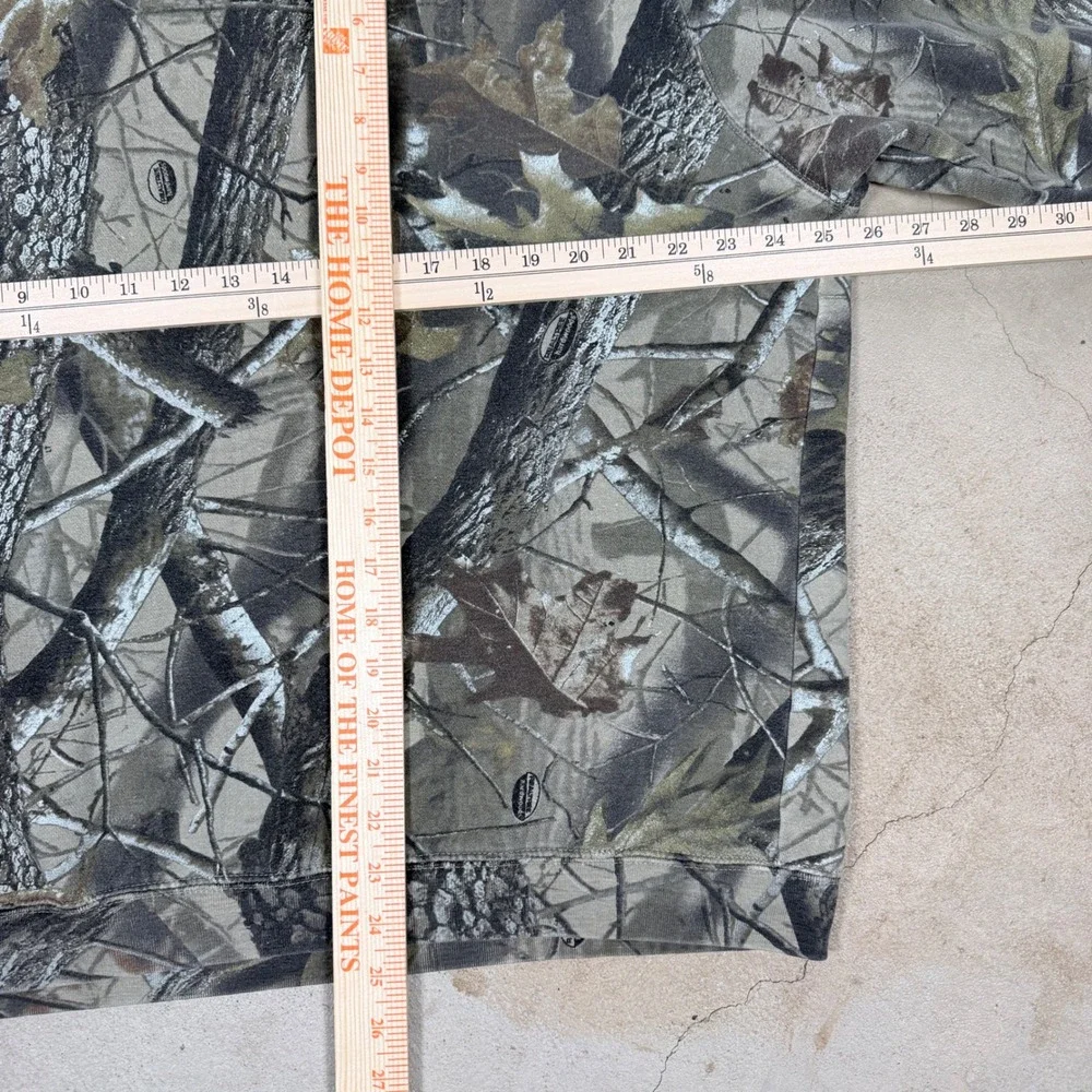 Outfitters Ridge Camo Tree Bark Long Sleeve Crewneck Sweatshirt Men Size Medium - Picture 6 of 6